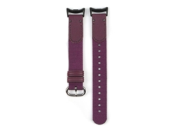 Bracelete para Xiaomi Smart Band 10/9/8 Nylon Trançado Fivela de Aço Prateada Roxa XIAOMOYU
