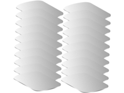 Suporte Magnético Para Celular Veicular Com 30 Peças, Placa De Metal, Design Dobrável E Giratório.