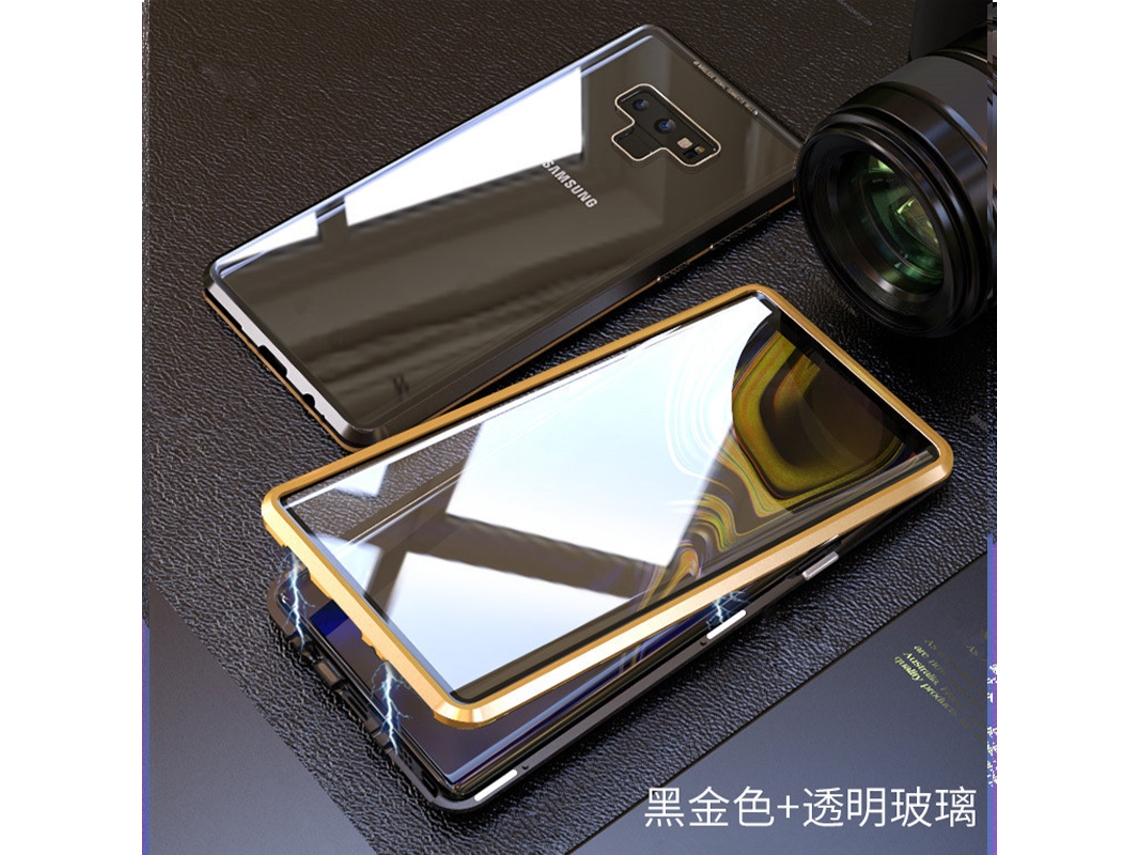 Capa de Telefone EOOCOO (magnet King Transparente Dourado)