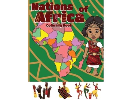 Livro NATIONS OF AFRICA COLORING BOOK de AMANI JACKSON (Inglês)