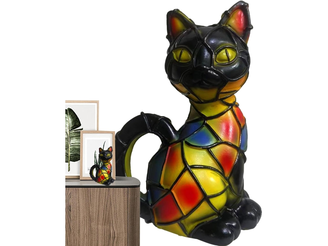 Mesa de centro em formato de animal, luminária de mesa decorativa