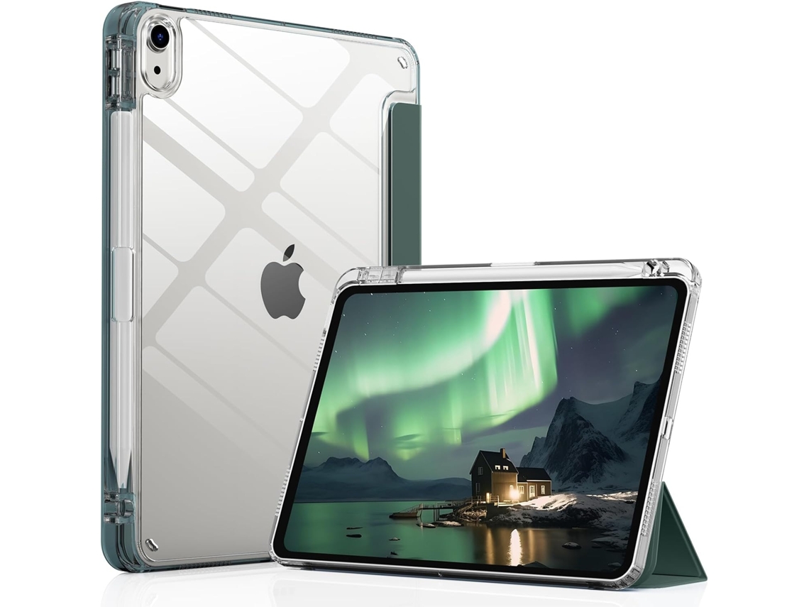 Proteção De Tablet, Resistência À Quedas, Para Ipad 10ª/11ª Geração (10,9/11 Polegadas) Verde Escuro