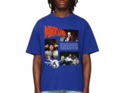 Rockinstone Airplane Movie Multihit Solid Royal Adult T-shirt Size:xxxl