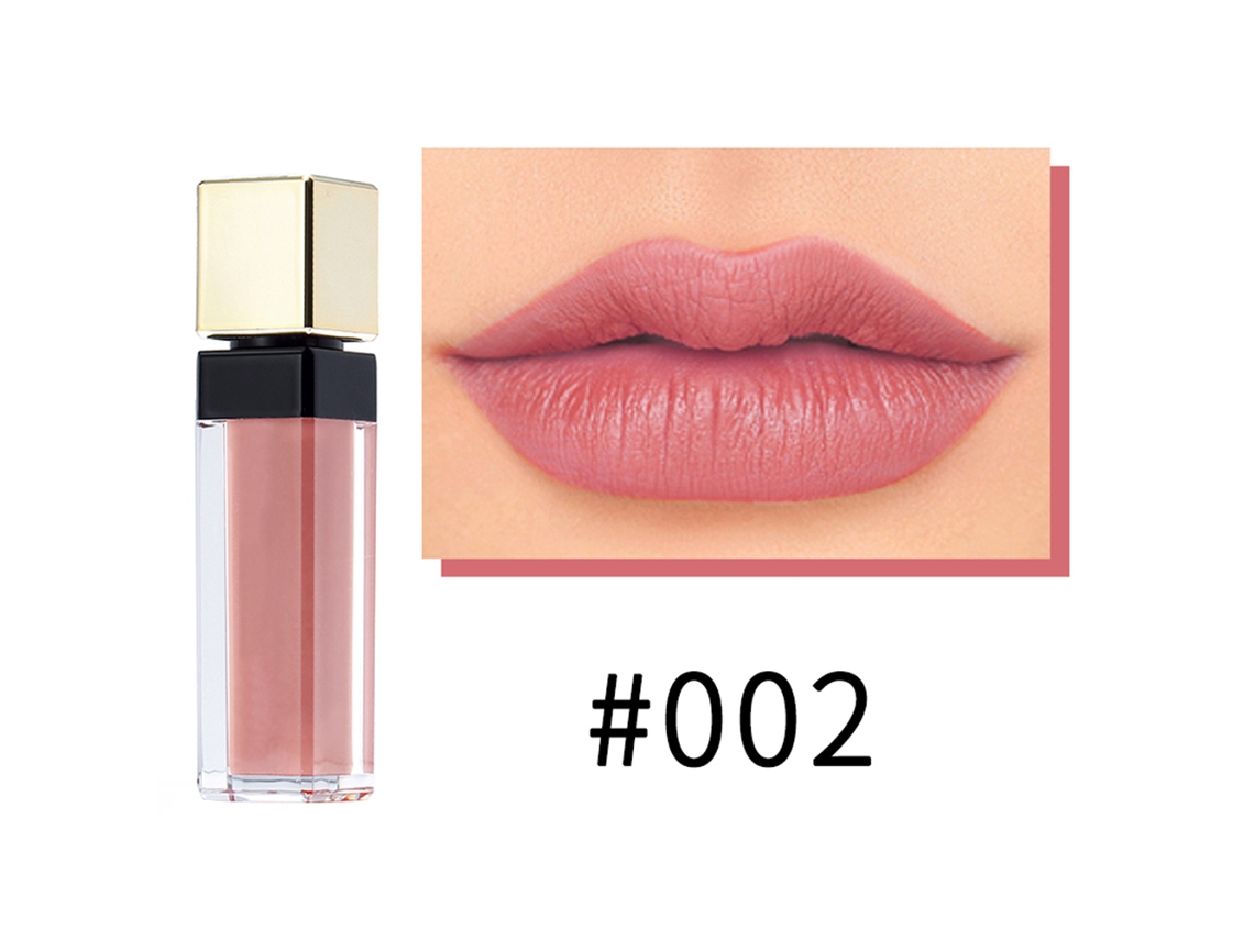 12 Colores Brillo Metálico Labial Líquido No Pegajoso De Larga Duración Brillo Labial (brillante, 02)