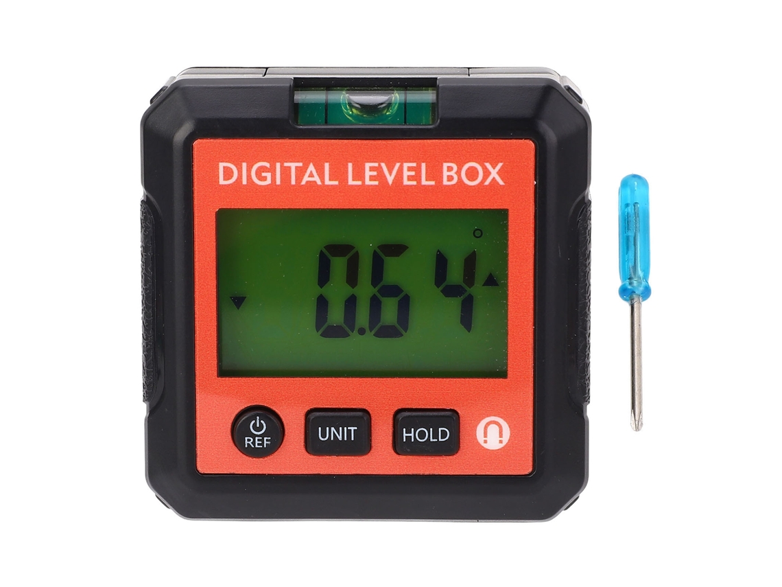 Medidor de Ângulo Digital com Base Magnética 4x90° | S/MARCA