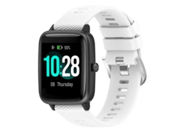 Pulseira De Silicone Texturizada Cruzada De 19 Mm Para Xiaomi Haylou Solar Ls01