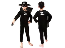Fantasia De Cosplay Para Crianças Meninos Spider-man Batman Superman Halloween Festa Carnaval Traje Completo Zorro