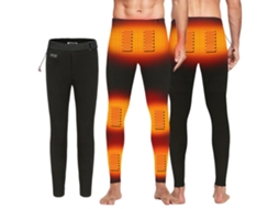 Pantalones Quentes para Homem com 8 Zonas de Aquecimento Usb, 3 Níveis de Ajuste, Inverno S/MARCA