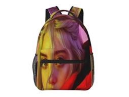 Mochila De Estudante Billie Eilish T132, Leve E Durável, À Prova Dágua E Com Alça De Ombro Ajustável. Olysi Shop