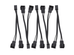 Aetheria 5 Cabos Adaptadores de Ventilador 2 em 1 3 Pinos Fêmea para 3+2 Pinos Macho Placa mãe