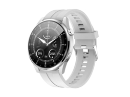 Smartwatch Tela Grande de Alta Definição de 1 45 Polegadas Ip68 À Prova D'Água Adequado para Iphone e Android Prata AUJEZON