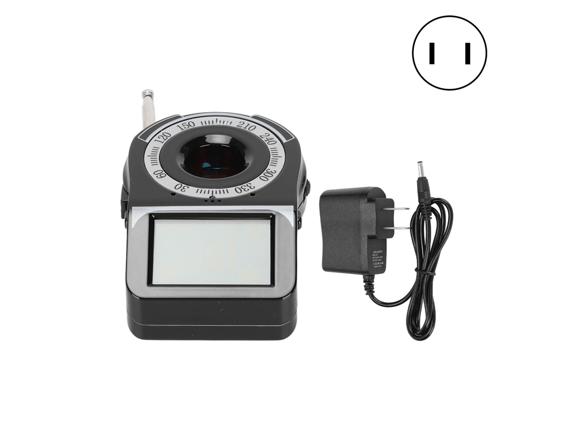 Detector De Sinais Rf Para Câmeras Sem Fio E Rastreamento Gps Com Plug Us 100‑240v Para Segurança