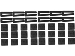Kit De 12 Peças Para Oscilação De Ventilador De Teto Com Clipes E Contrapesos.