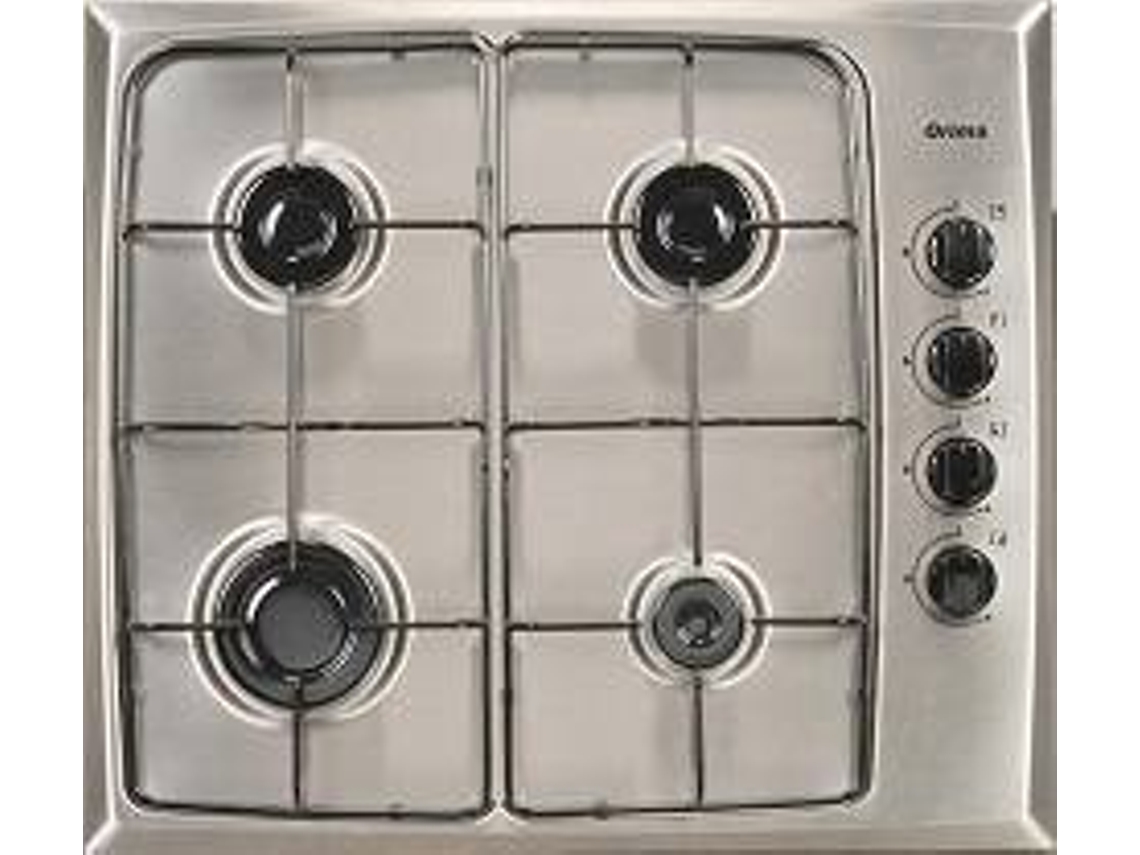 Placa de Gás ORIMA ORP-40-SX 4G (Gás Butano-Propano - 58 cm - Inox)