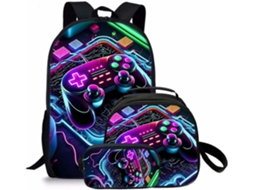 Mochila Com Controle De Videogame De Anime Impressa Em 3d Grande Capacidade Ideal Para Adolescentes, Meninas,