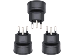 Adaptador Ue Para Suíça/ Liechtenstein De 2 Pinos De/fr/it/es 3 Pi