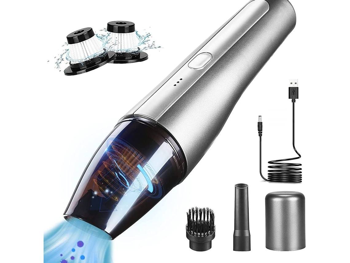 Lurelia Aspirador Portátil Sem Fios Para Carro, 8000 Pa, 120 W, 4000 Mah