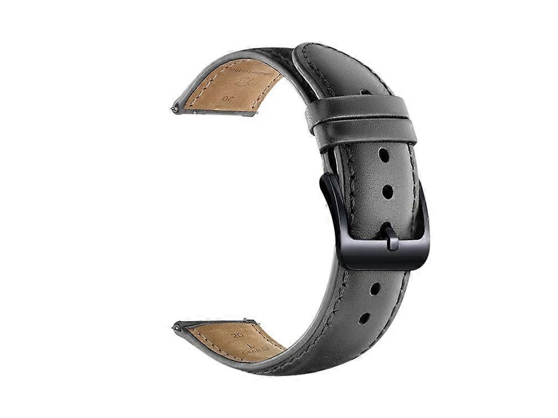 Pulseira de substituição para relógio inteligente de couro genuíno premium de 20 mm compatível com Huawei Watch 2 e Ebike
