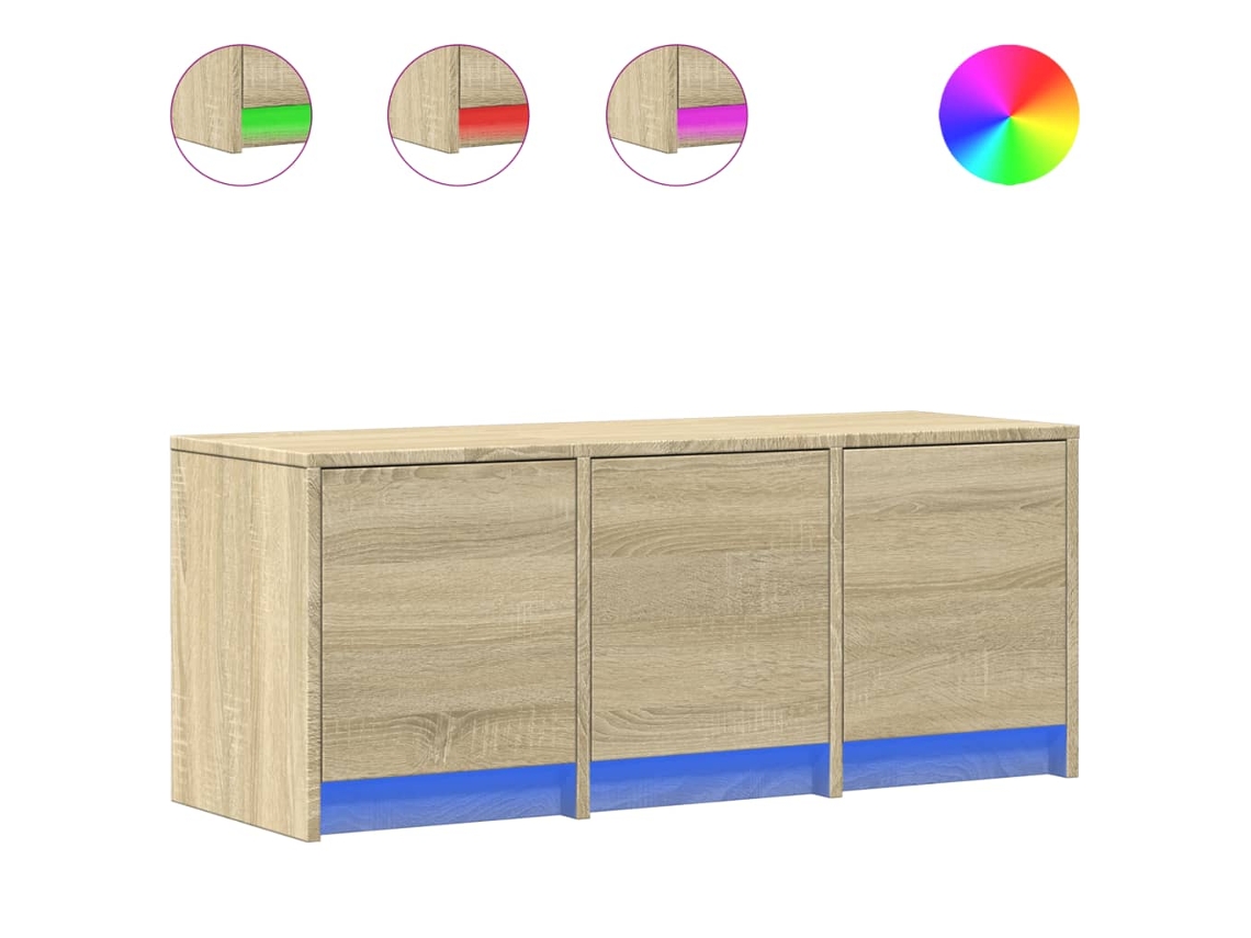 Tv Cabinet, Tv Cabinets Vidaxl Marrom Madeira Processada (n/a)