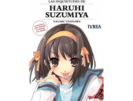 Livro Inquietudes Haruhi Suzumiya de Nagaru Tanigawa (Espanhol)