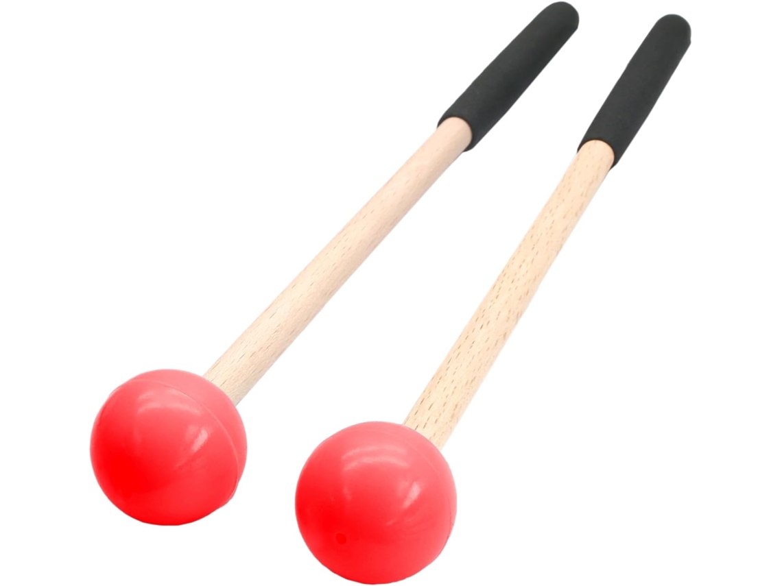 Conjunto De 2 Baquetas Para Glockenspiel, Baquetas De Borracha
