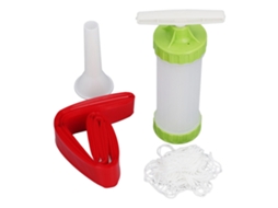 Conjunto de cascas de salsicha plástico alimentar 10kg resistente a altas temperaturas | S/MARCA