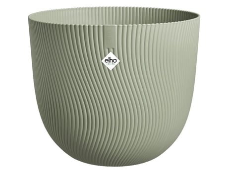 Vaso De Flores Elho Sereh Redondo 47 Verde Ø 47 X H 40 Cm 100 Reciclado Elho Give Room To Nature