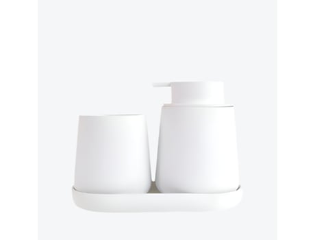 Conjunto De Acessórios De Casa De Banho Rubber Paint Em Cerâmica Reciclada Eco Clay Bosilunlife (espuma)