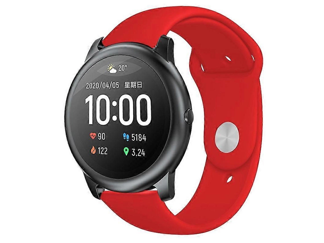 Pulseira De Substituição Com Fivela Reversa De Silicone Para Xiaomi Haylou Solar (azul Royal)