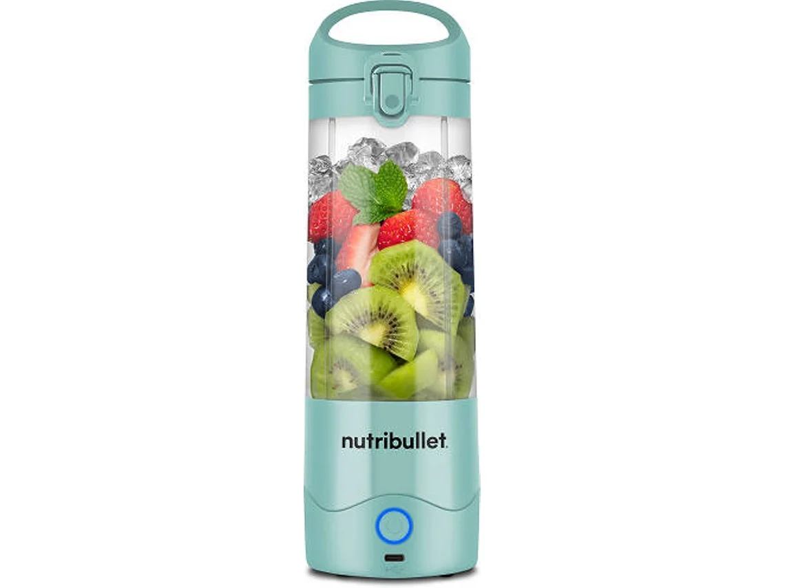 Liquidificador Portátil NUTRIBULLET Portable NBP003LBL (0,475 L - Azul claro)