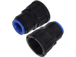 Conjunto De 2 Conectores Mangueira Plástico Com Conexão Rápida,