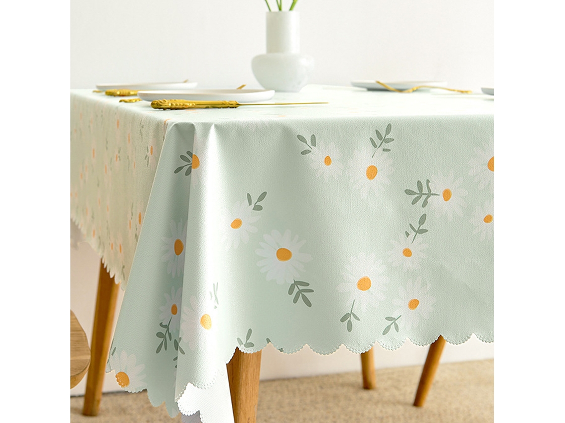 60*90Cm Toalha de Mesa Pastoral À Prova D'Água e À Prova de Óleo Pvc Toalha de Mesa Anti-Incrustante Toalha de Mesa de Plástico Estilo2