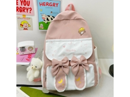 Mochila Fofa Com Broche Para Meninas, Estilo Kawaii, Grande Capacidade, Impermeável, Simples, Escola, Adolescentes E Mulheres, Har Aquaforge
