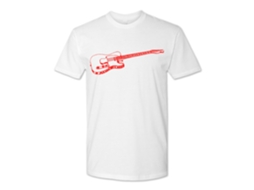 Camiseta branca Julian Lage Telecaster ROCKINSTONE Unissex Adulto Mais Vendida Tamanho: G