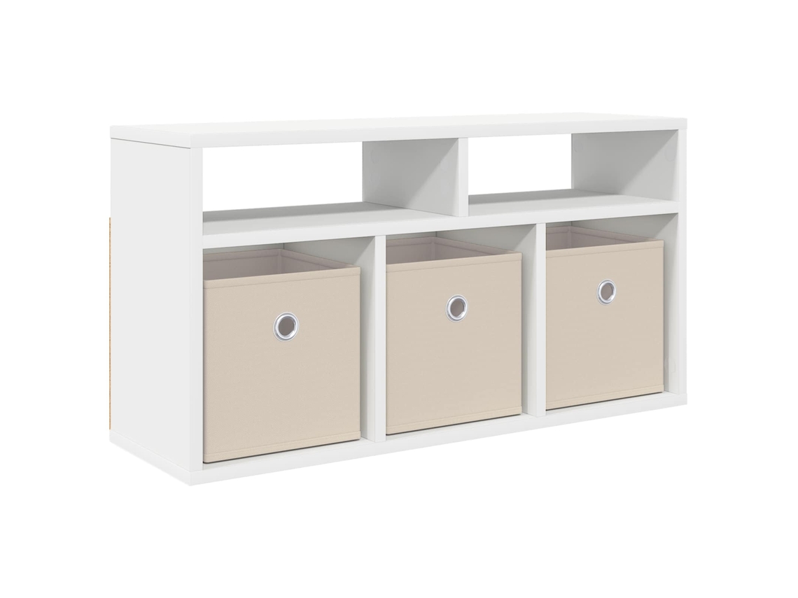 Conjunto 1 Baixo Móvel Vidaxl Branco Derivados De Madeira (72 X 22,5 X 38 Cm)