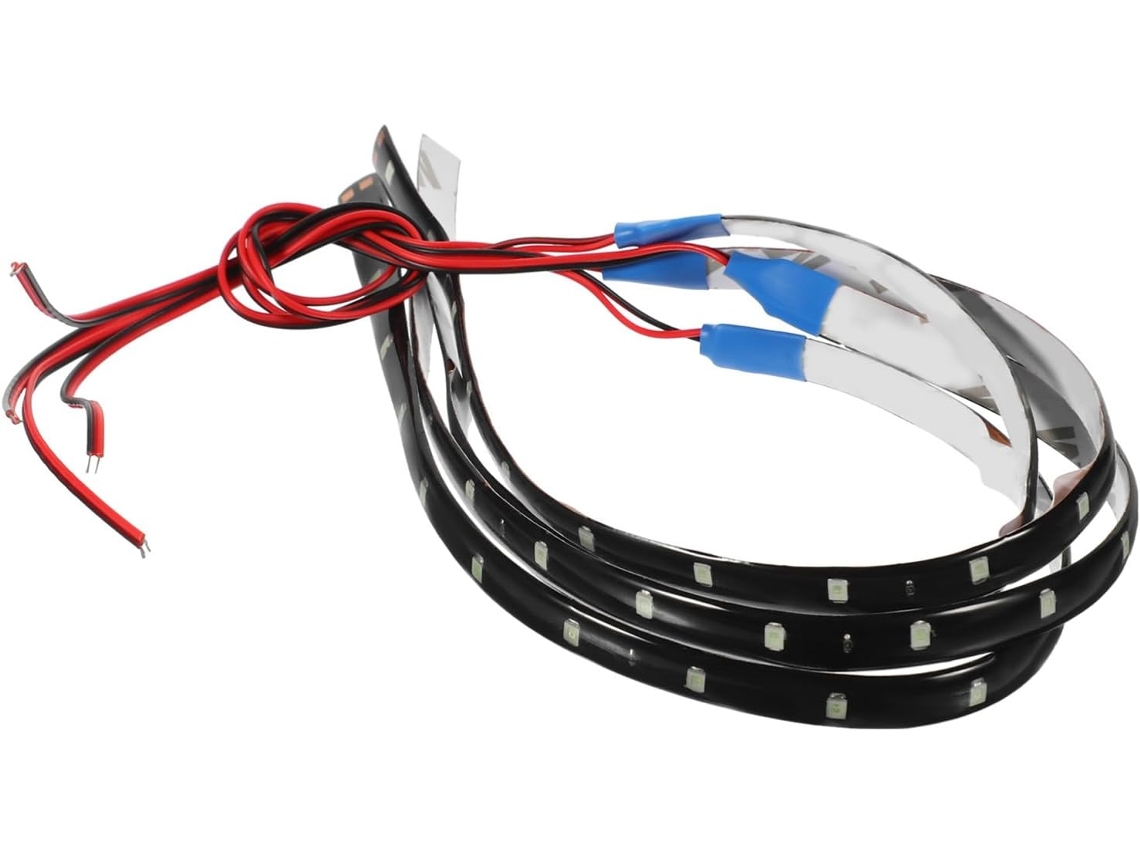 Conjunto De 4 Fitas De Led À Prova D'água Para Interior De Carros E Caminhões.