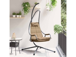 Vidaxl Cadeira Suspensa Tipo Ovo Aço 94 X 107 X 196,5 Cm