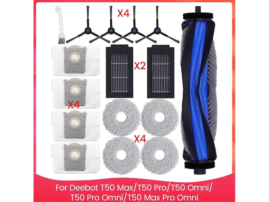 Kit De Acessórios Para Peças Do Aspirador T50 Max Brilvibera