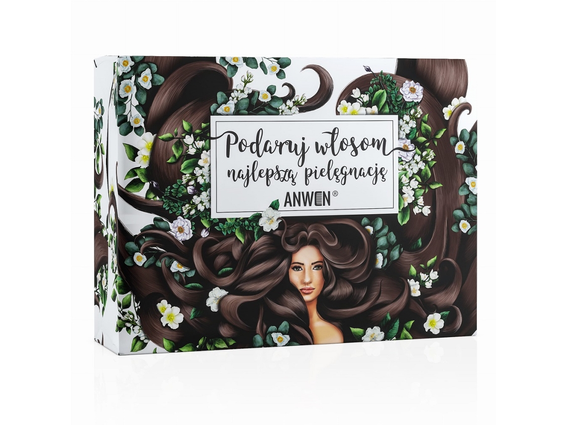Conjunto De Cuidados Capilares Para Aumentar O Volume Shampoo 200ml Máscara Suavizante Natural 200ml Sérum Protetor Para Pontas. Anwen