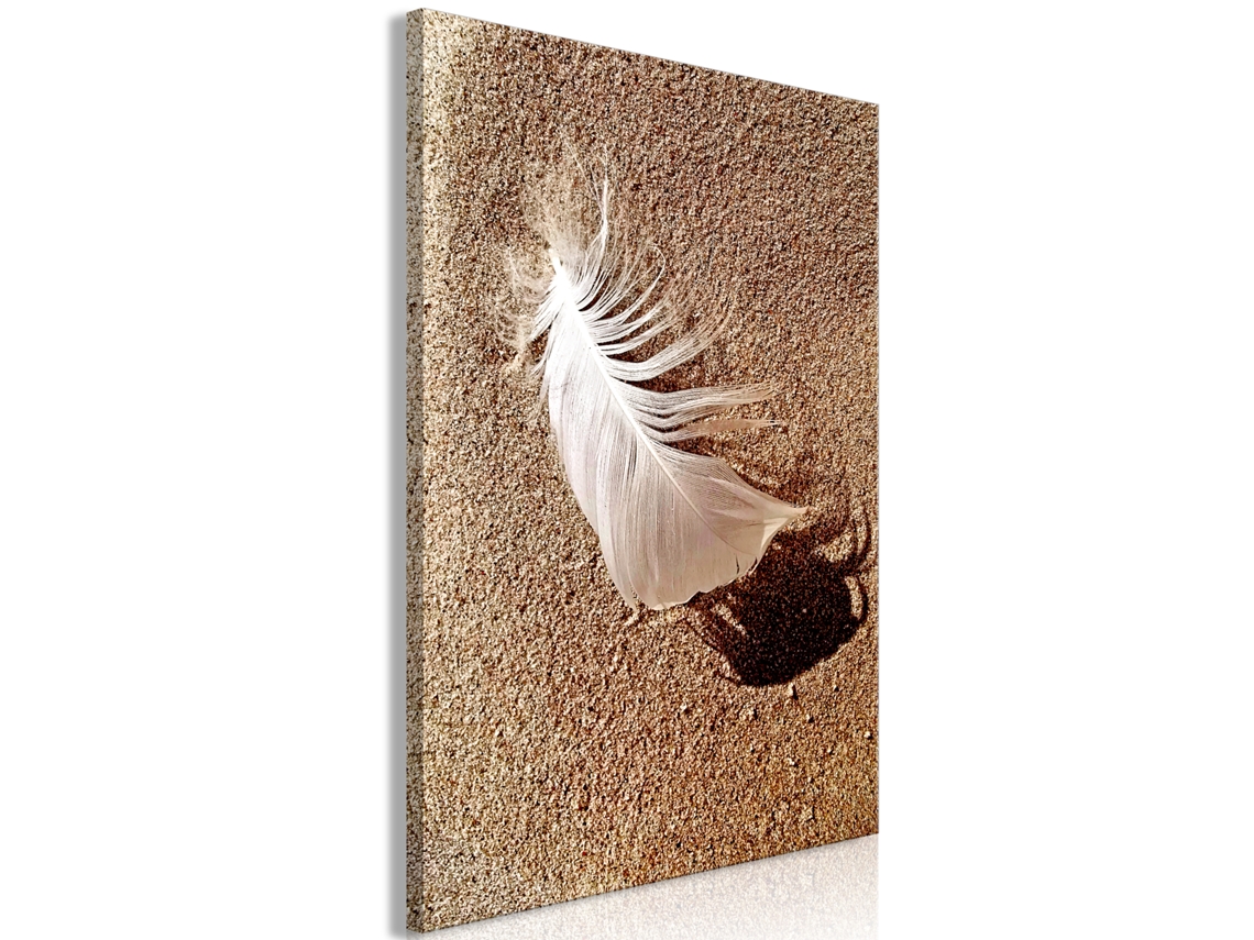 Quadro ARTGEIST Feather on the Sand (1 Part) Vertical (20x30)