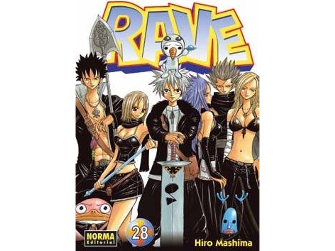 Livro Rave 28 de Hiro Mashima (Espanhol)