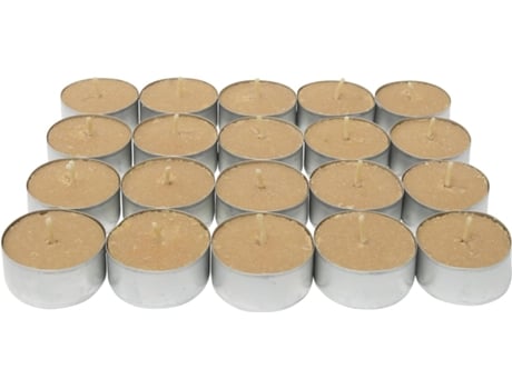 Velas Perfumadas para Chá Vela para Aquecedor de Chá Tealight Duração de 4 5 Horas Cheiro de Canela COM-FORT HOUSE