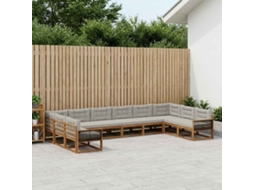 Vidaxl Conjunto De Sofás Para Exterior 10 Unid.