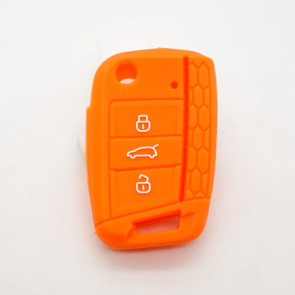 Capa de Silicone Xinyuexin para chave de carro VW AQUAFORGE