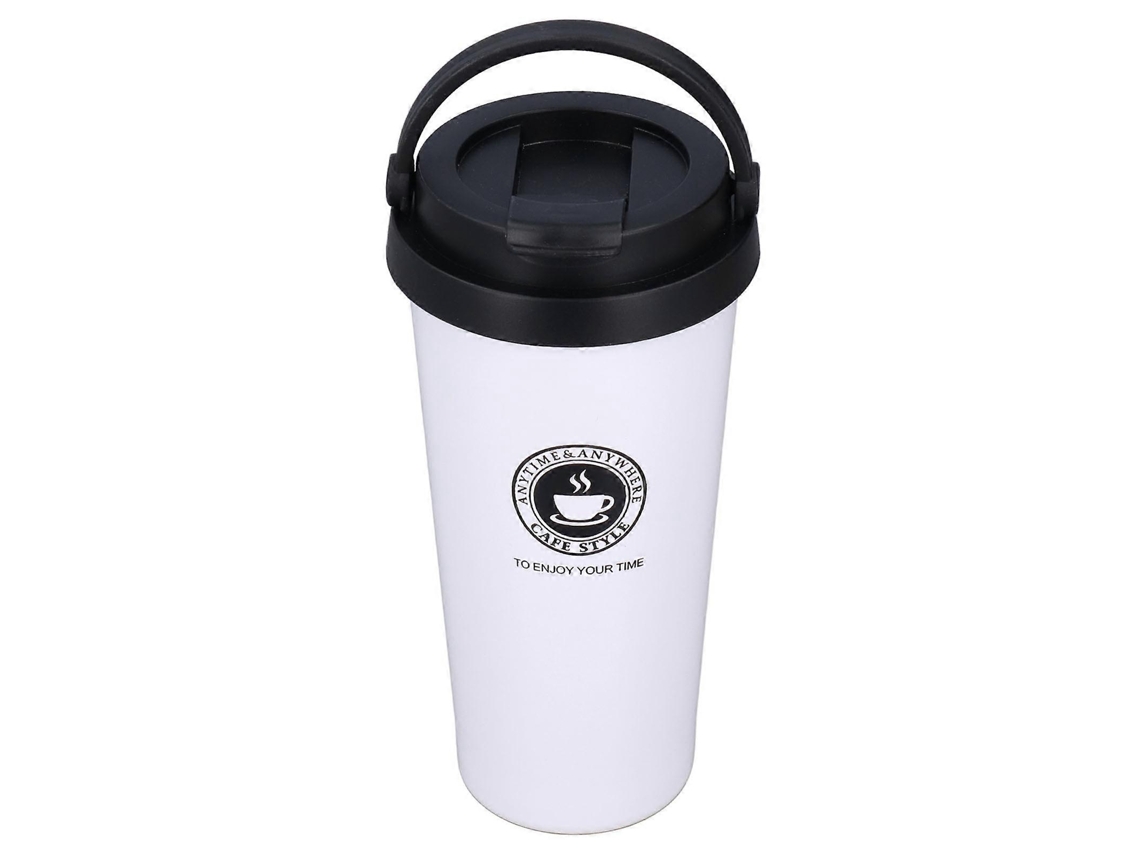Garrafa Térmica Portátil De 500ml Em Aço Inoxidável 304 Com Alça Para Viagens Ao Ar Livre.