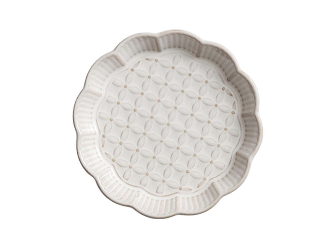 Pratos De Jantar De Cerâmica, Próprios Para Micro-ondas E Lava-louças, Com Relevo, Pratos Brancos Para Salada E Massa, Vários Tamanhos.