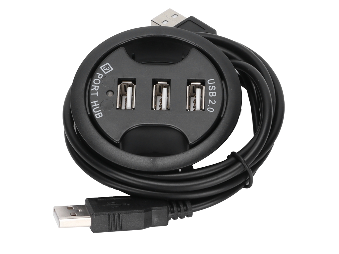 Hub USB 2.0 de 3 Portas Jk38h para Desktop