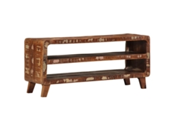Vidaxl Móvel De Tv 105x46x32 Cm Madeira Recuperada Maciça