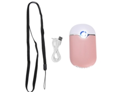 Ventilador Portátil Usb Para Esmalte De Unhas E Cílios Extensos Multifuncional Rosa