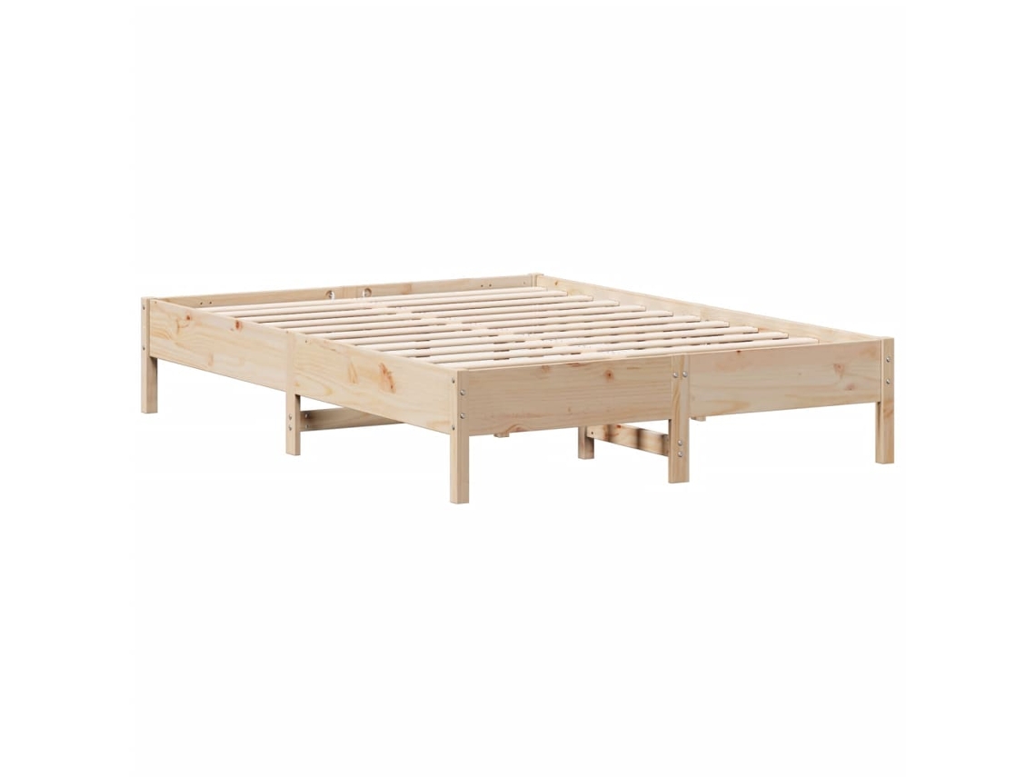 Cama Sem Colchão 140x200 Cm Madeira de Pinho Maciça MAISON EXCLUSIVE